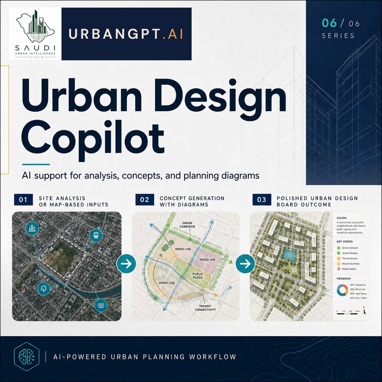 Urban Design Copilot — AI support for analysis, concepts, and planning diagrams