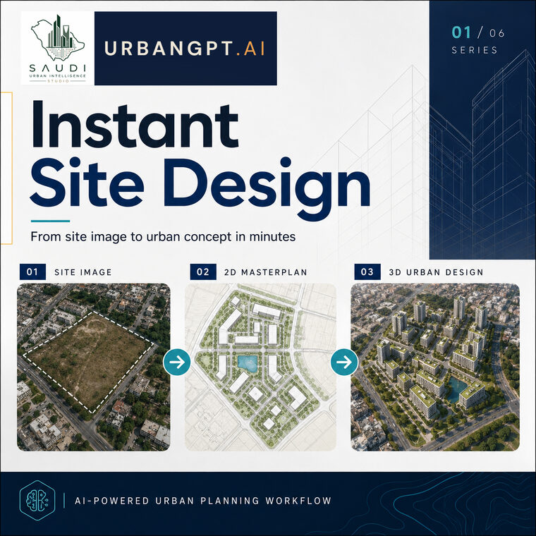 Instant Site Design — from site image to urban concept in minutes