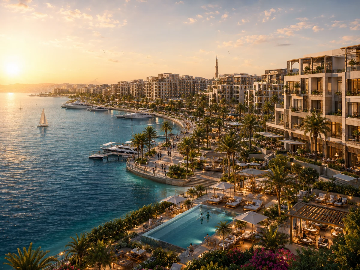 Luxury hospitality and coastal tourism destination