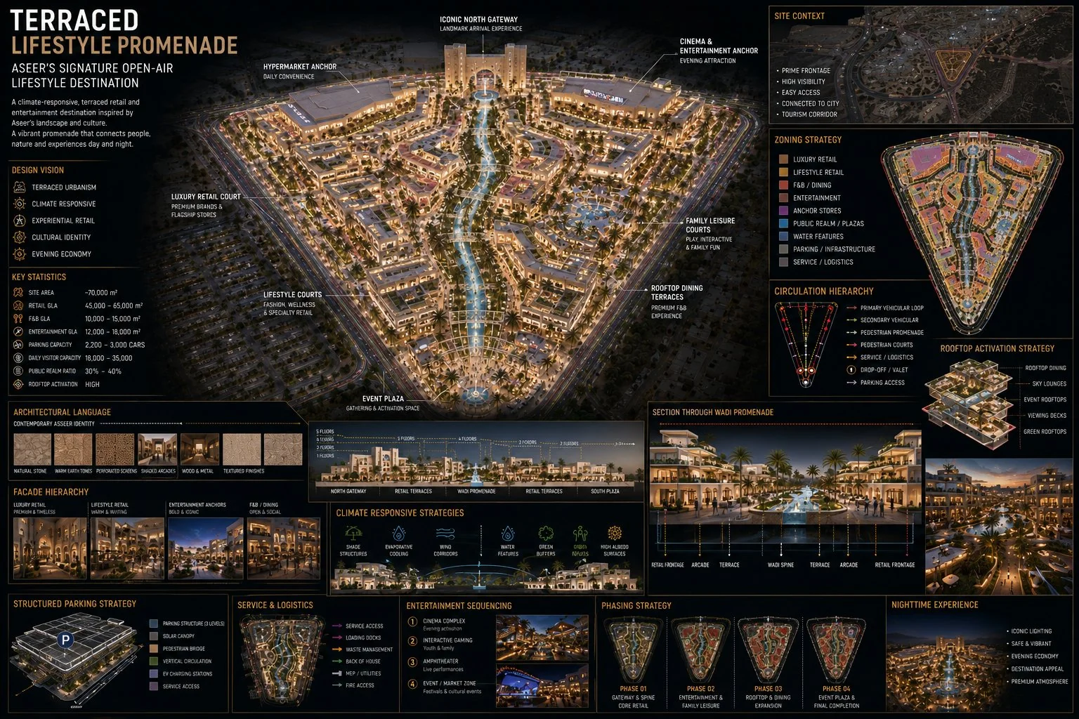 Terraced Lifestyle Promenade — Aseer Region — Terraced Lifestyle Promenade integrated systems board