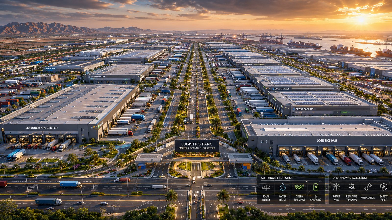Al Nama Logistics Park — Smart · Sustainable · Connected