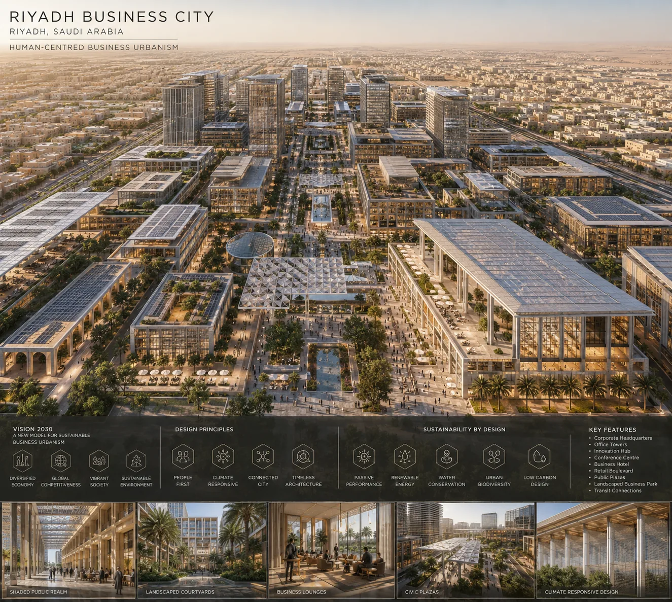 Riyadh Business City — Integrated District Masterplan