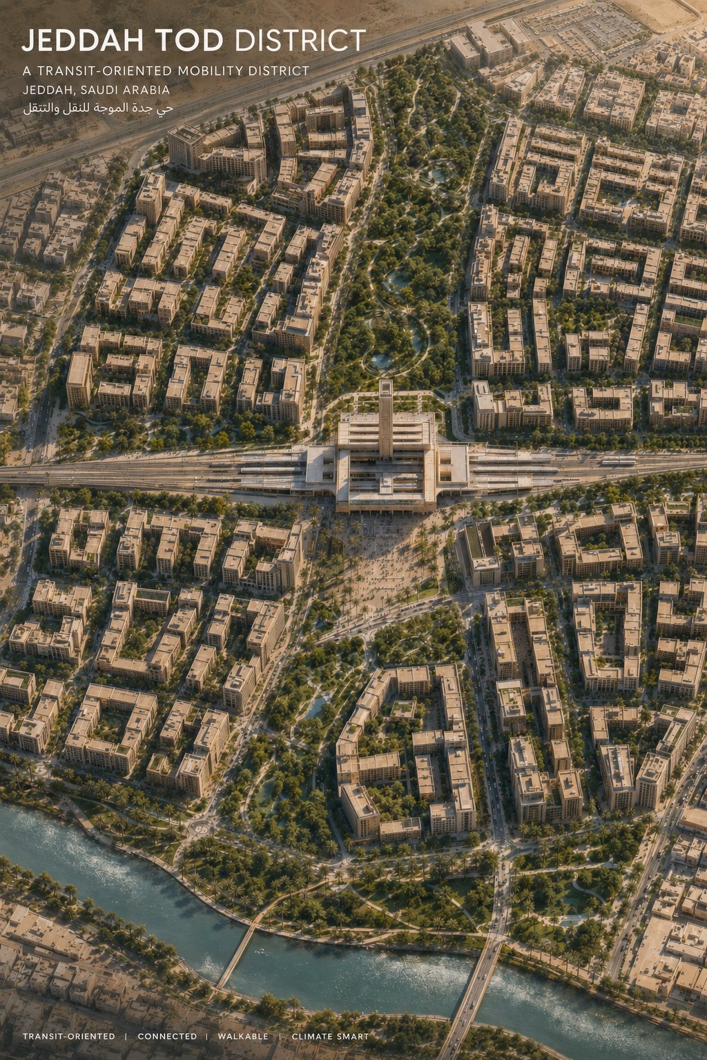 Jeddah TOD District — The District at a Glance